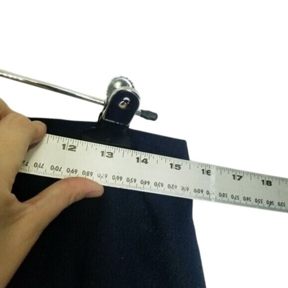 Woven Maxi Skirt With Fringe Hem & Ethnic Pattern Design Size 10 Polyester & Woo - Picture 8 of 9